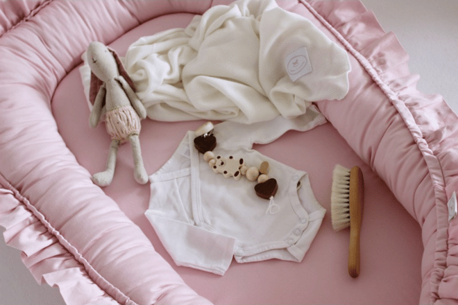 Redutor de cama Blush com Véus