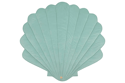 Tapis Coquillage en Velours Vert Menthe