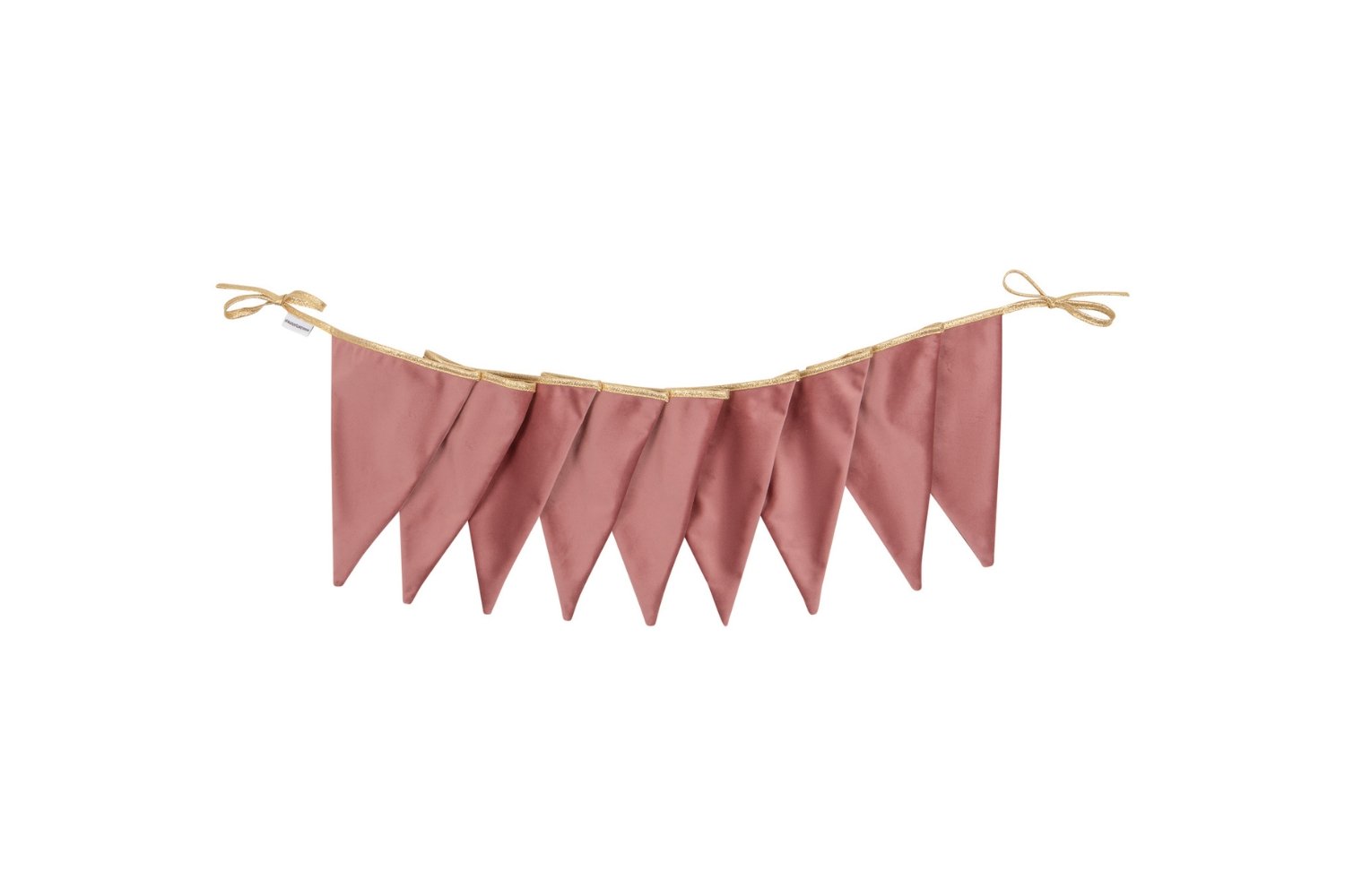 Velour Garland Dusty Pink