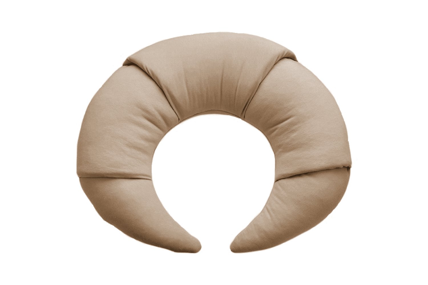 Coussin d'Allaitement Croissant Cappuccino