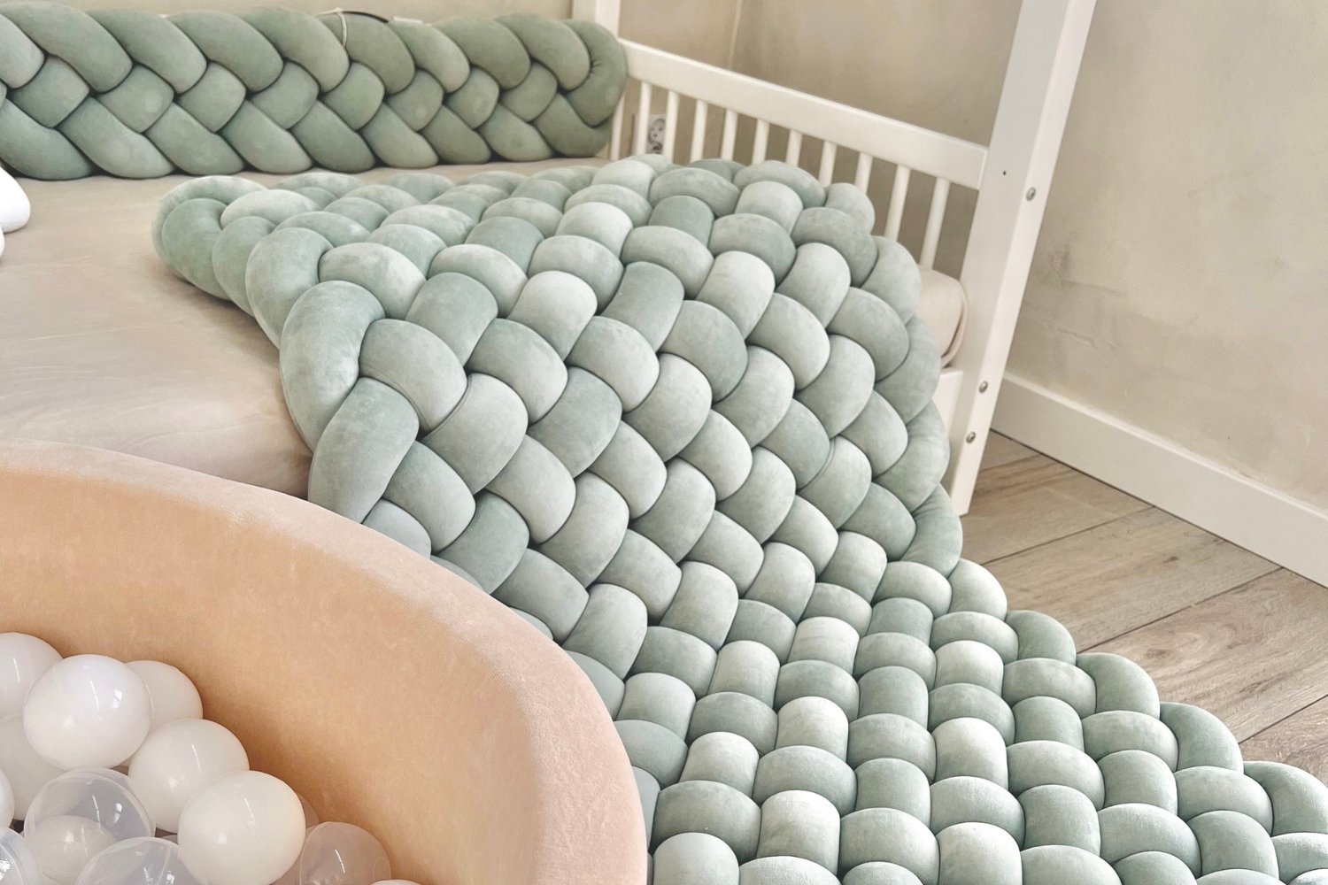 Braided Floor Mattress Eucalyptus