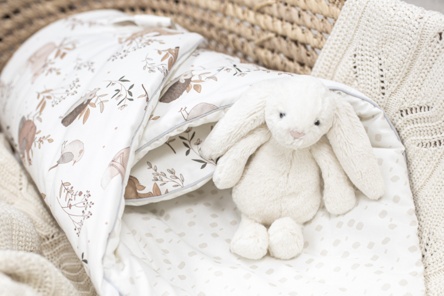 - Gigoteuse d'Emmaillotage Forest Friends - Blanc (Mon Lit Cabane) - Image 5