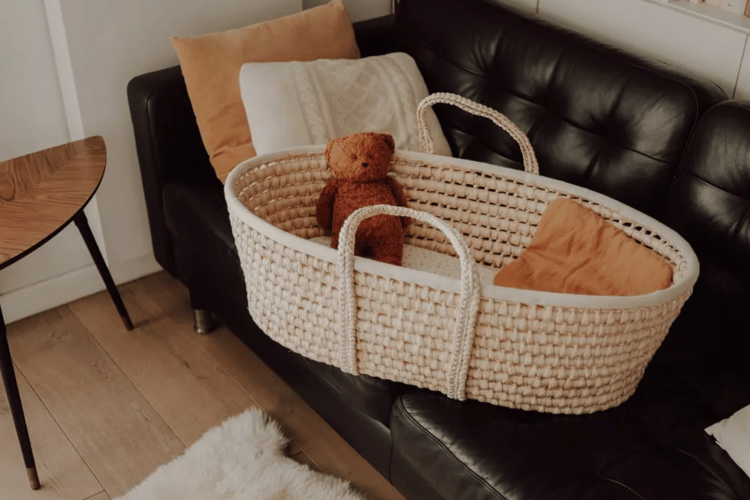 Moses Basket with Rocking Stand