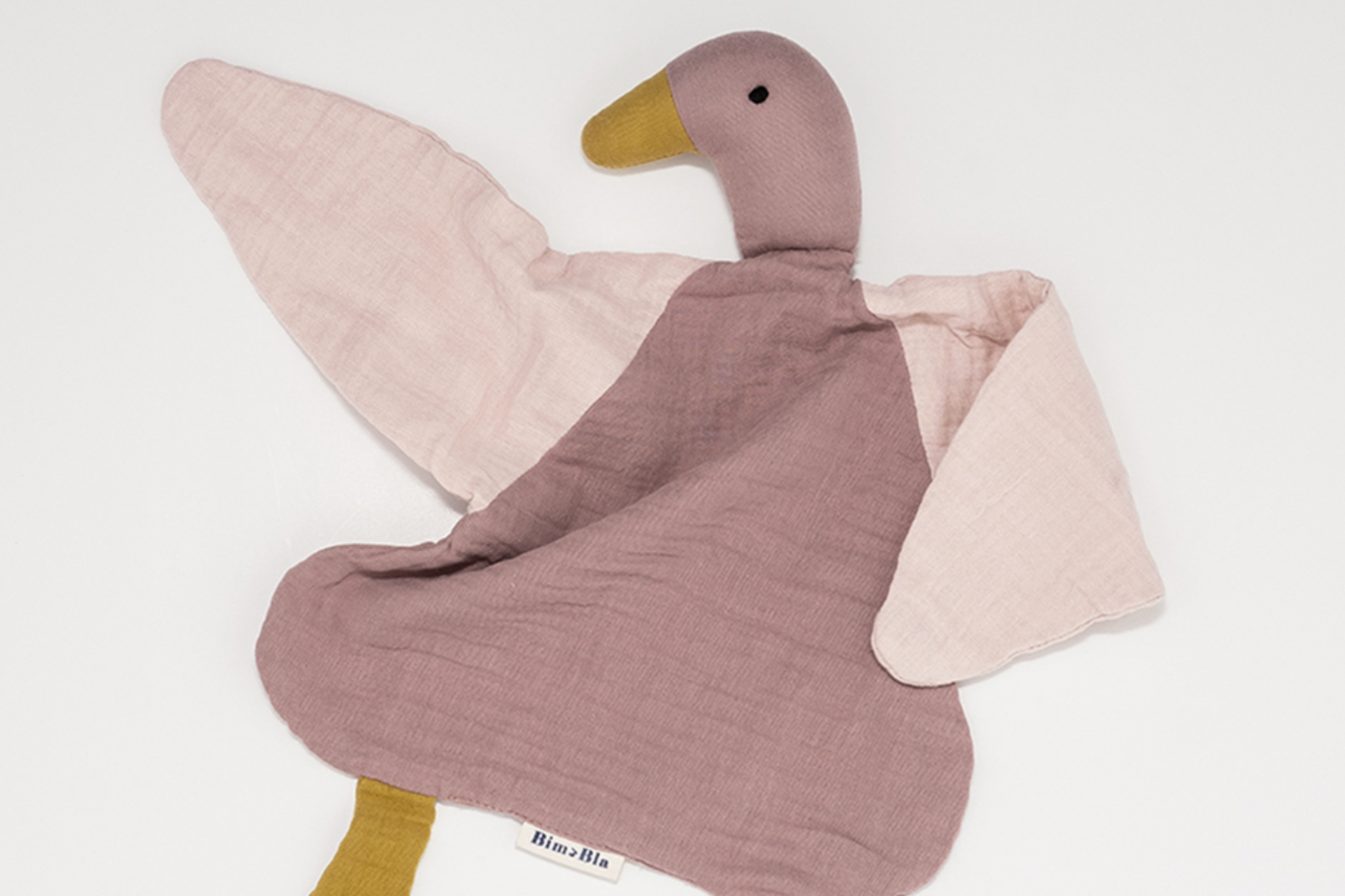 Doudou Duck Rose