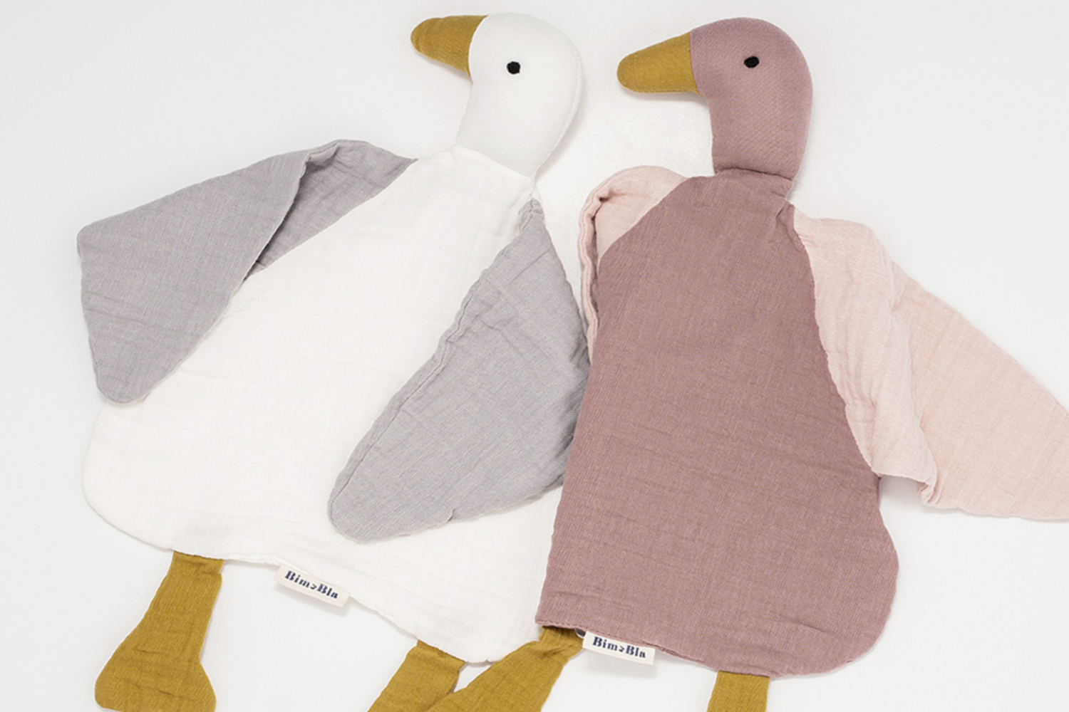 Doudou Duck Rose