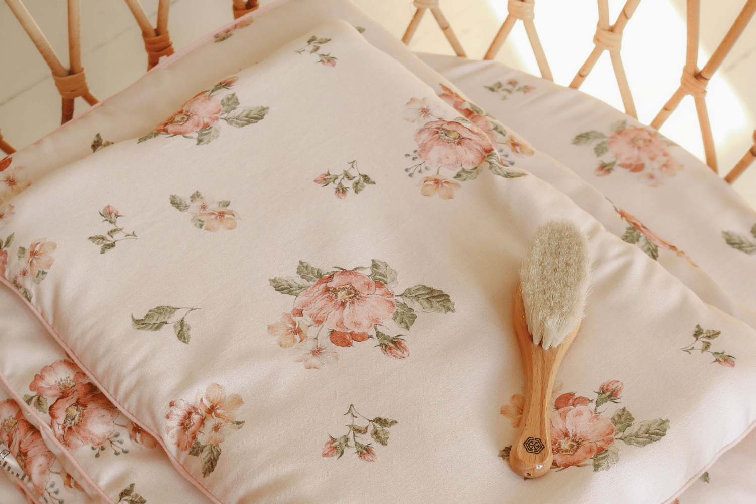 Rose Garden Bamboo Pillow