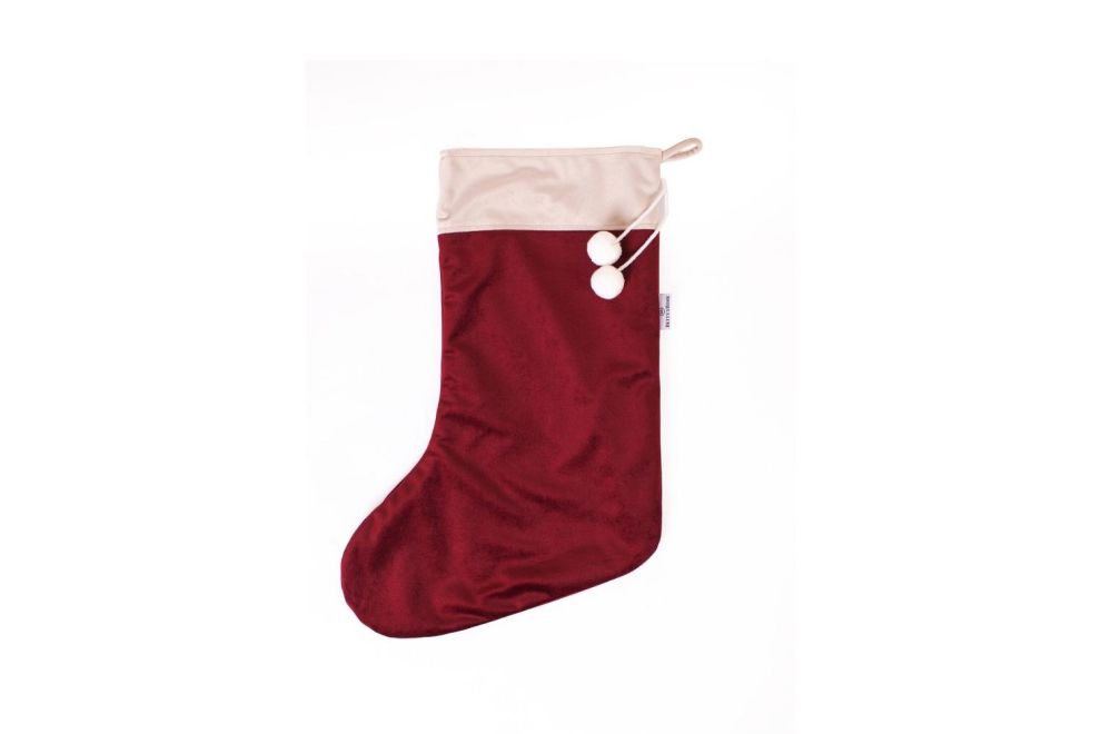 Red Velvet Christmas Stocking