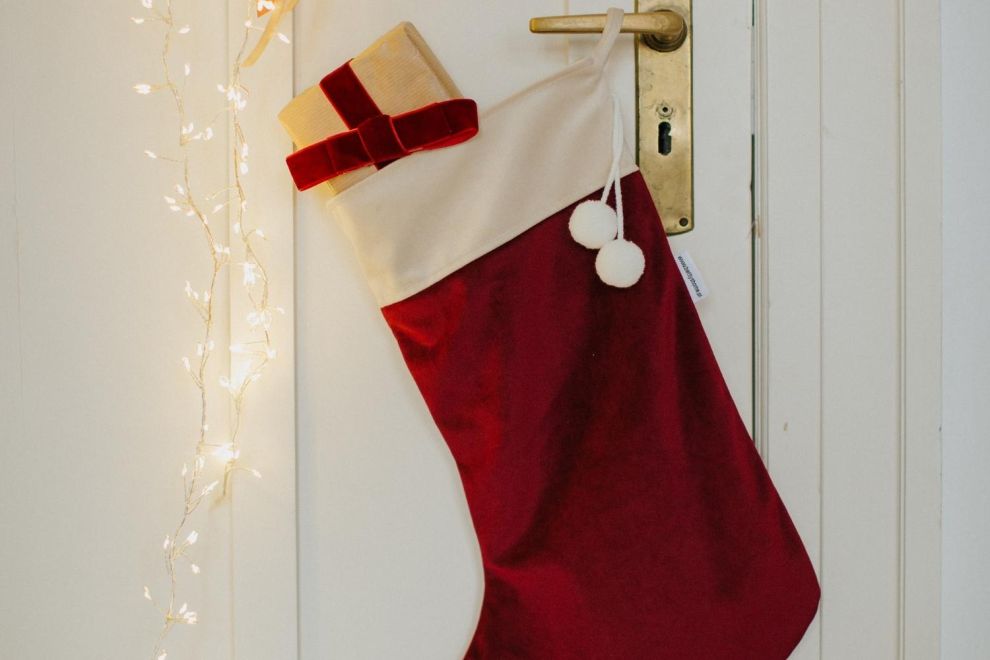 Red Velvet Christmas Stocking