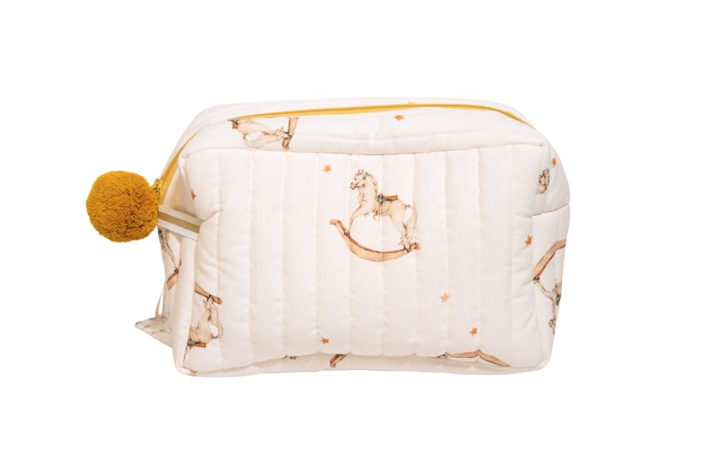 Rose Garden Quilted Toiletry Bag