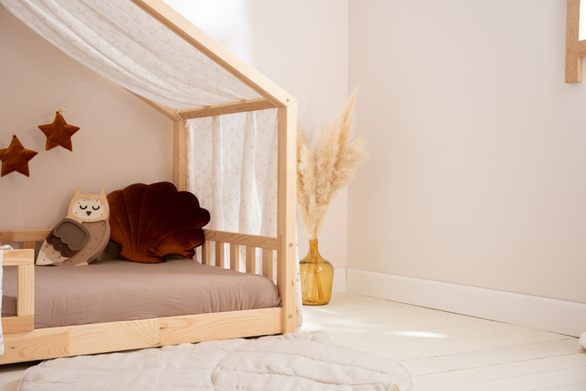 Plachta pro Postel Cabane Bavlněný Květ – Model DK