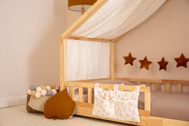 Plachta pro Postel Cabane Bavlněný Květ – Model DK
