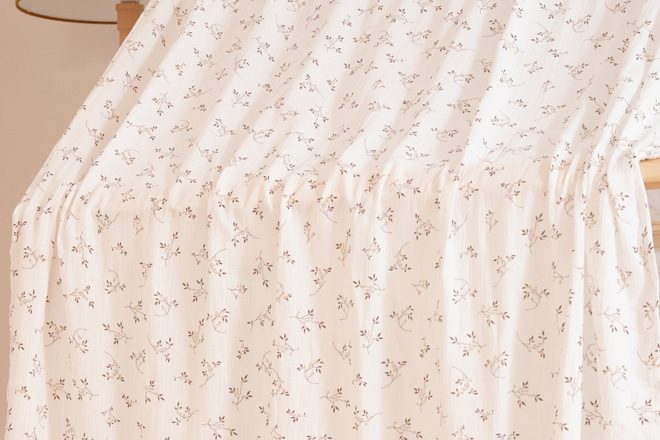 Plachta pro Postel Cabane Bavlněný Květ – Model DK