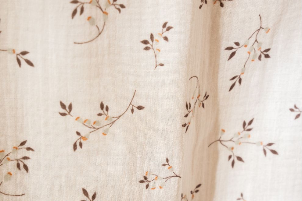 Bed Canopy - Cotton Flowers - Model DK