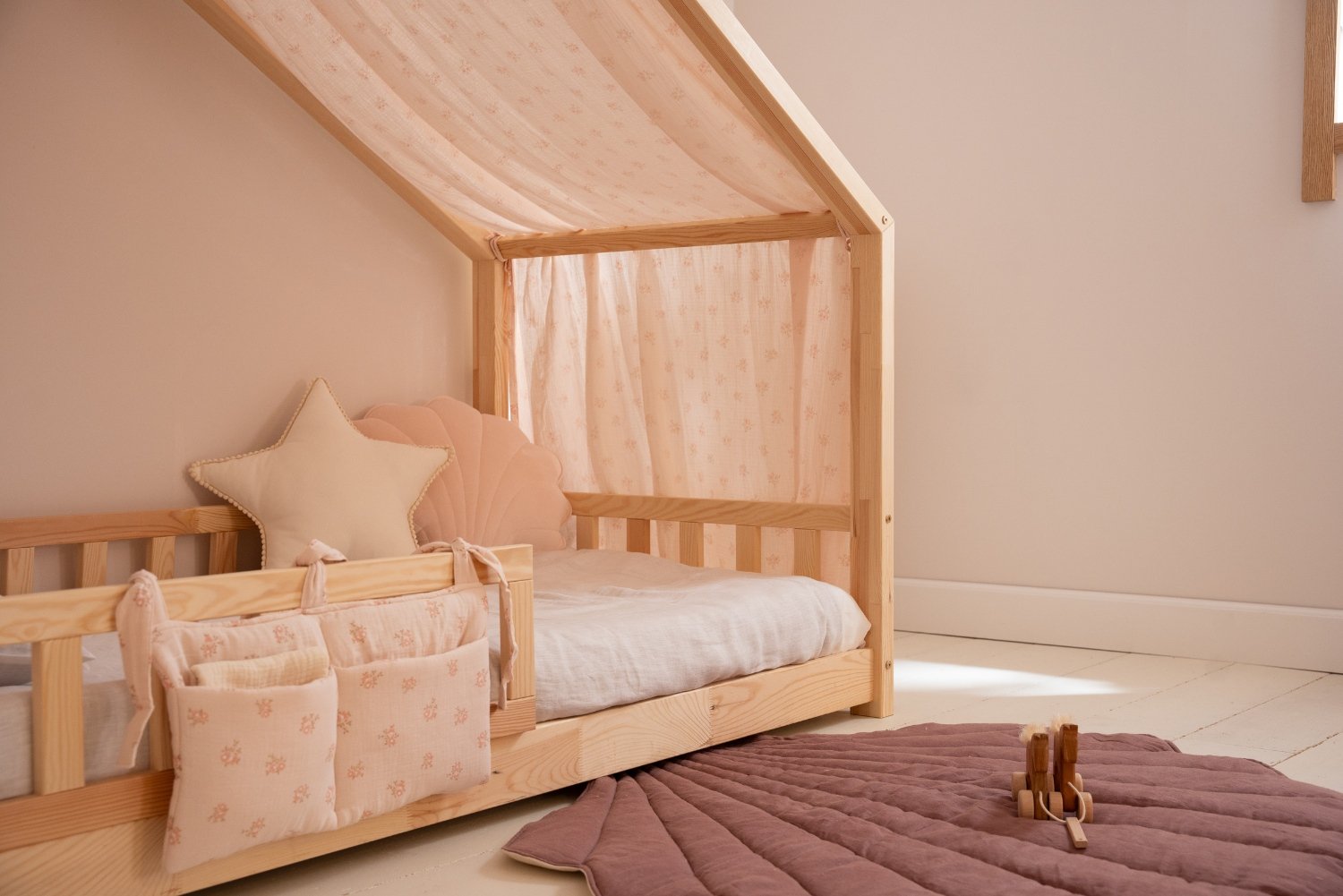 Saldi Estivi - Telo per Letto a Capanna Fiori Vintage - Modello DK