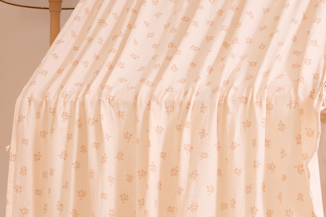 Plachta na postel Lit Cabane Vintage Květiny – Model DK