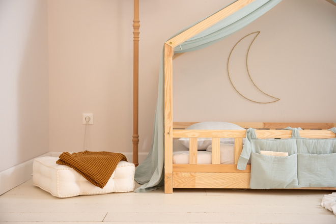 Plachta na postel Lit Cabane Mentol – Model DK