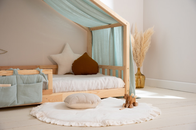 Plachta na postel Lit Cabane Mentol – Model DK