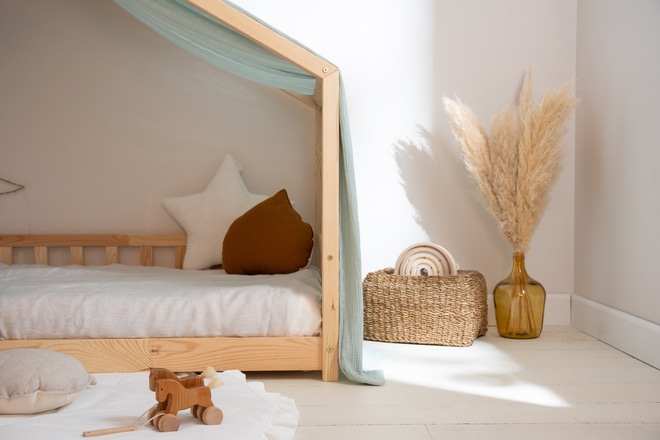 Plachta na postel Lit Cabane Mentol – Model DK
