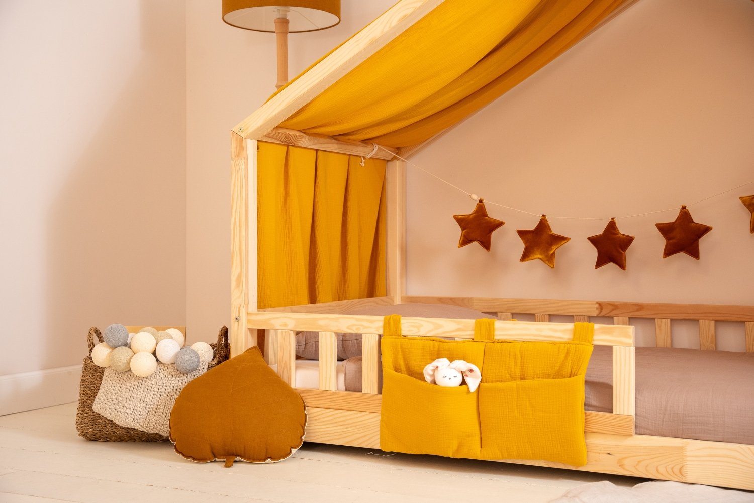 Bed Canopy - Mustard - Model DK