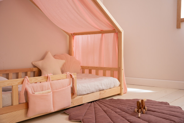 Hausbett-Himmel Rosa - Modell DK