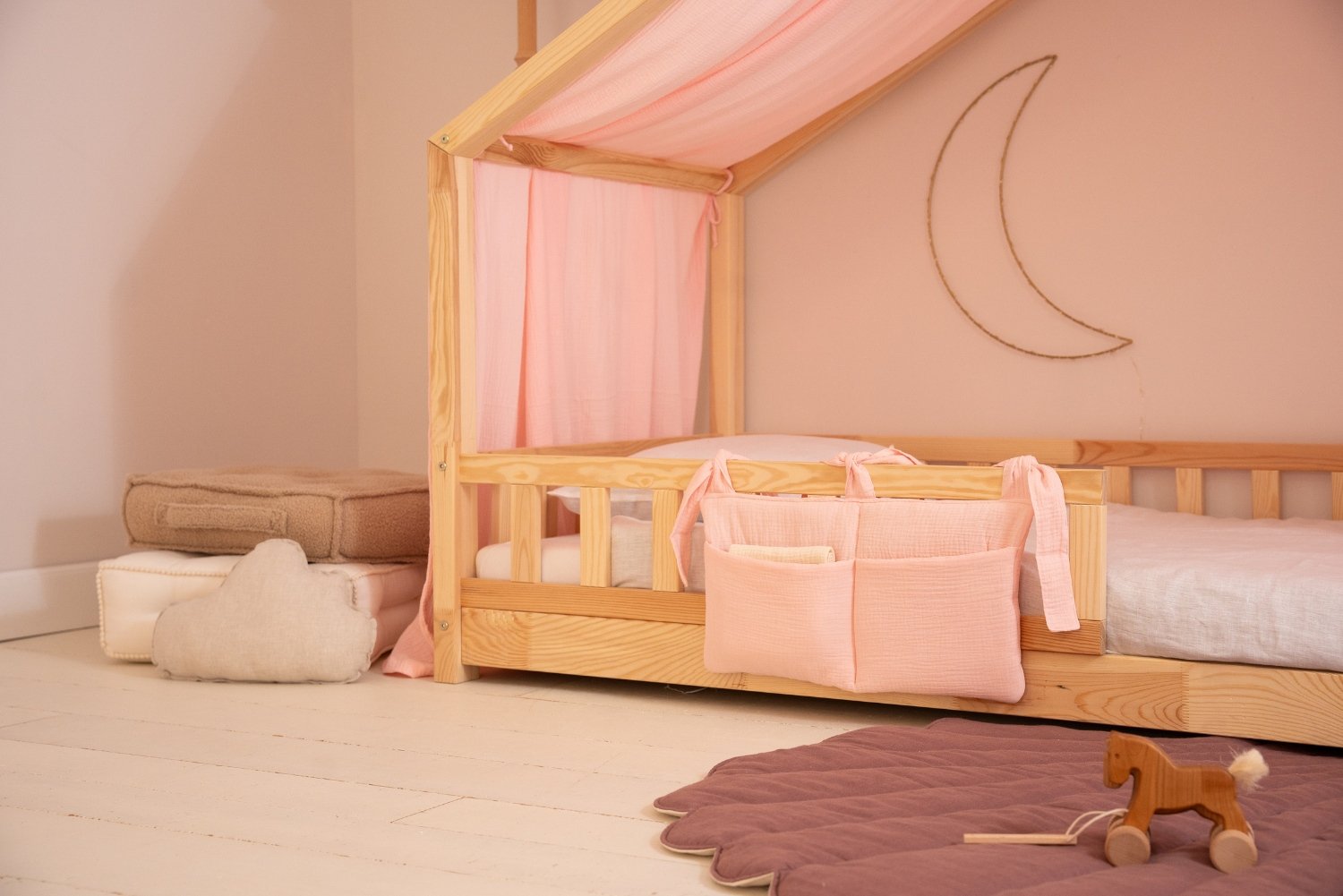 Hausbett-Himmel Rosa Für Modell DK