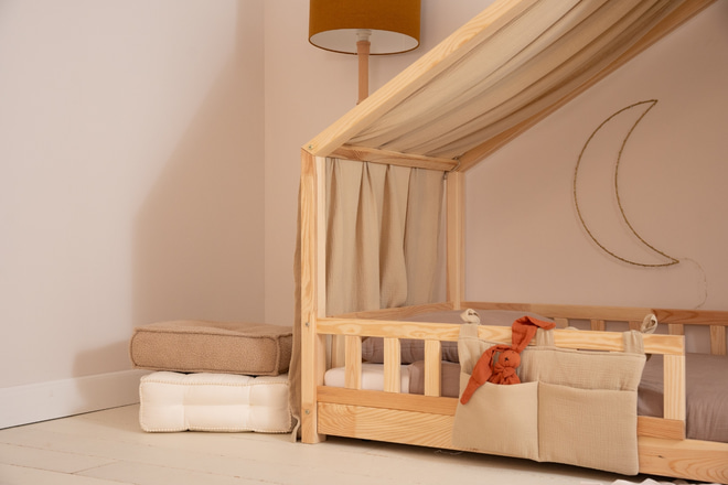 Plachta pro domečkovou postel Písková - Model DK