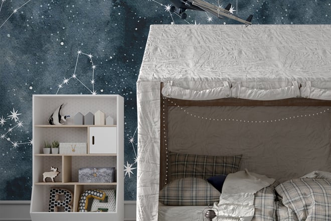 Carta da parati Costellazione 2.7m x 3m
