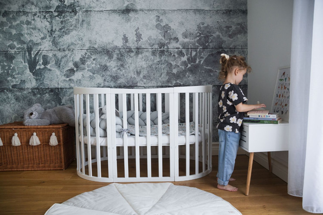 Culla Evolutiva 7 in 1 con materasso - Bianco