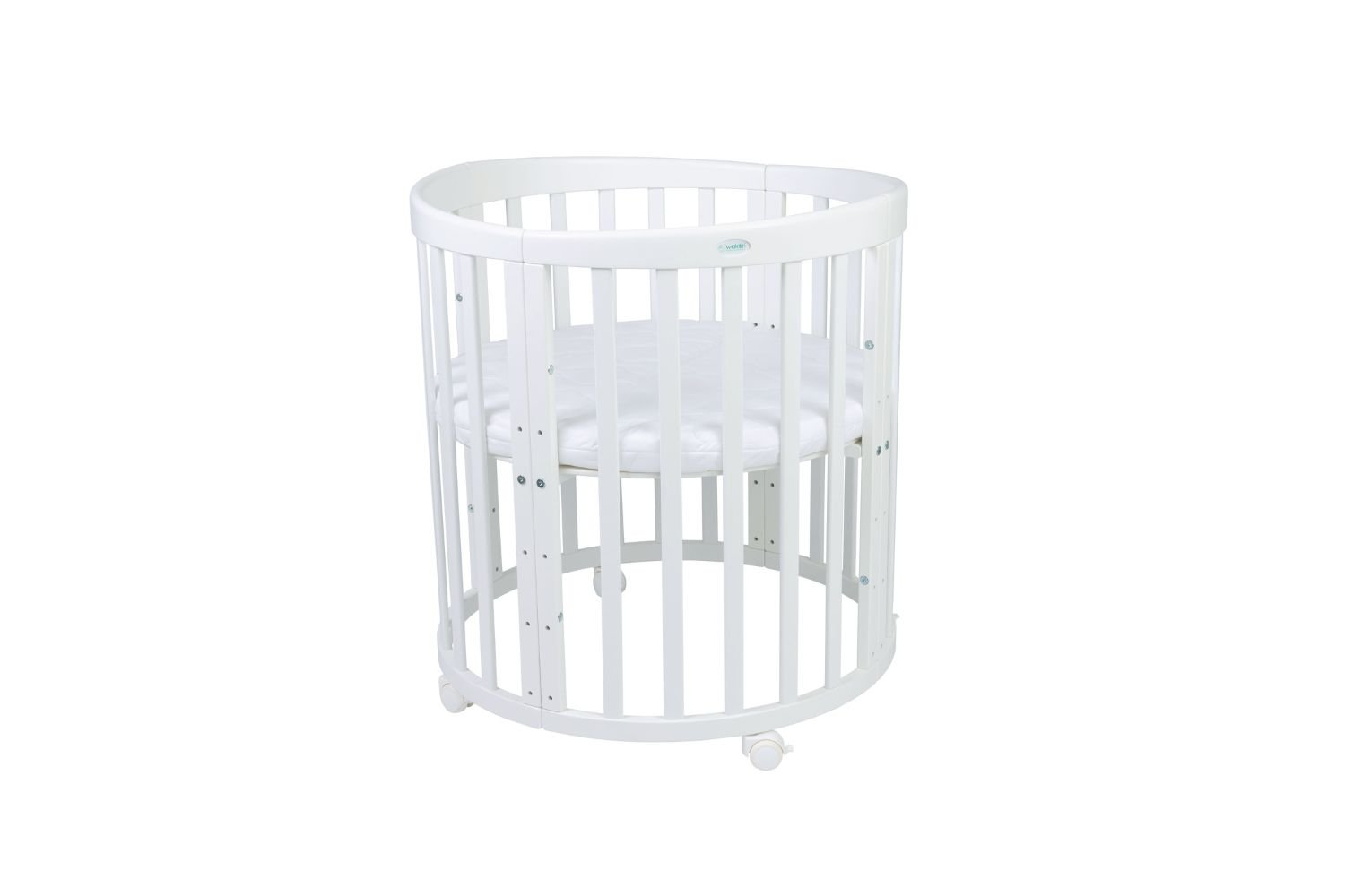 Culla Evolutiva 7 in 1 con materasso - Bianco Culla Evolutiva 7 in 1 con materasso - Bianco