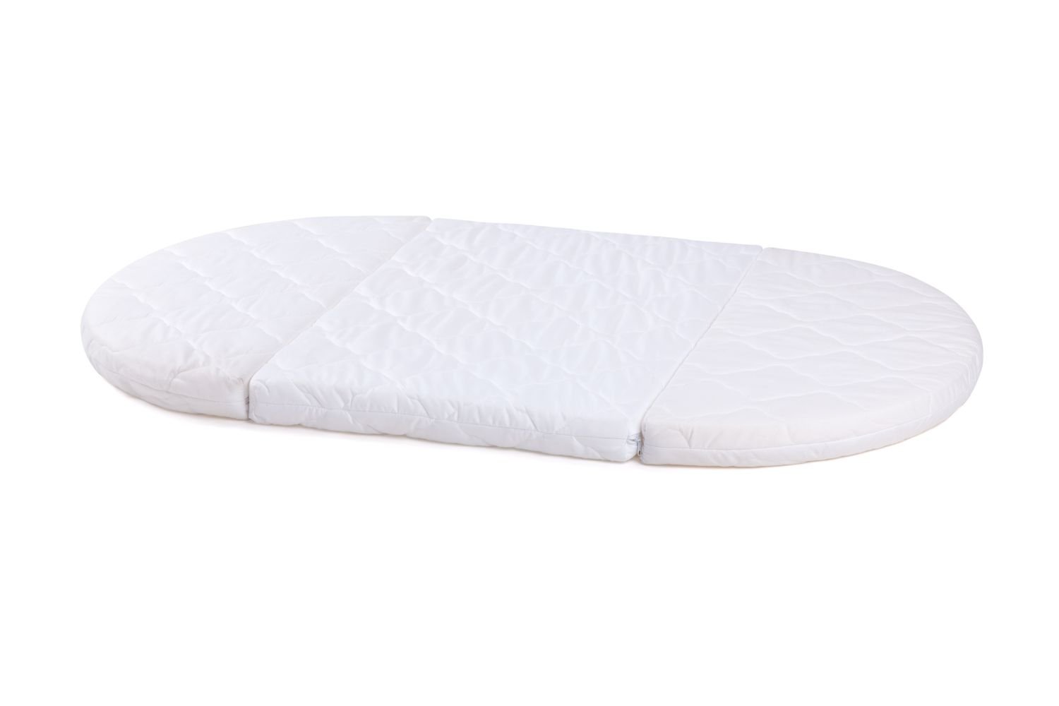 Berceau Oval 7 en 1 avec Matelas - Blanc