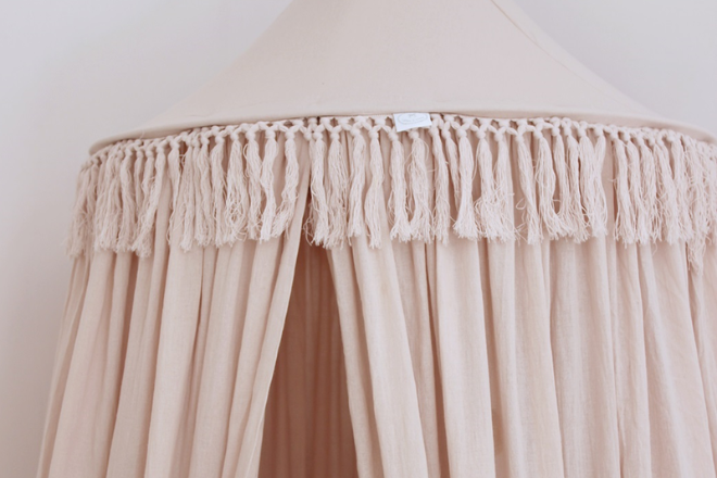 Powder Pink Boho Canopy MAXI