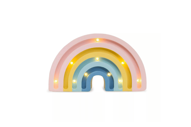 Dekolampe Mini Regenbogen Retro Little Lights
