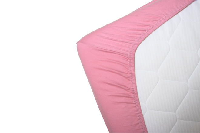 Fitted sheet - Powder Pink