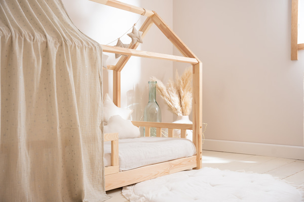 Plachta na Postel Cabane Béžová s Stříbrnými Hvězdami – Model K