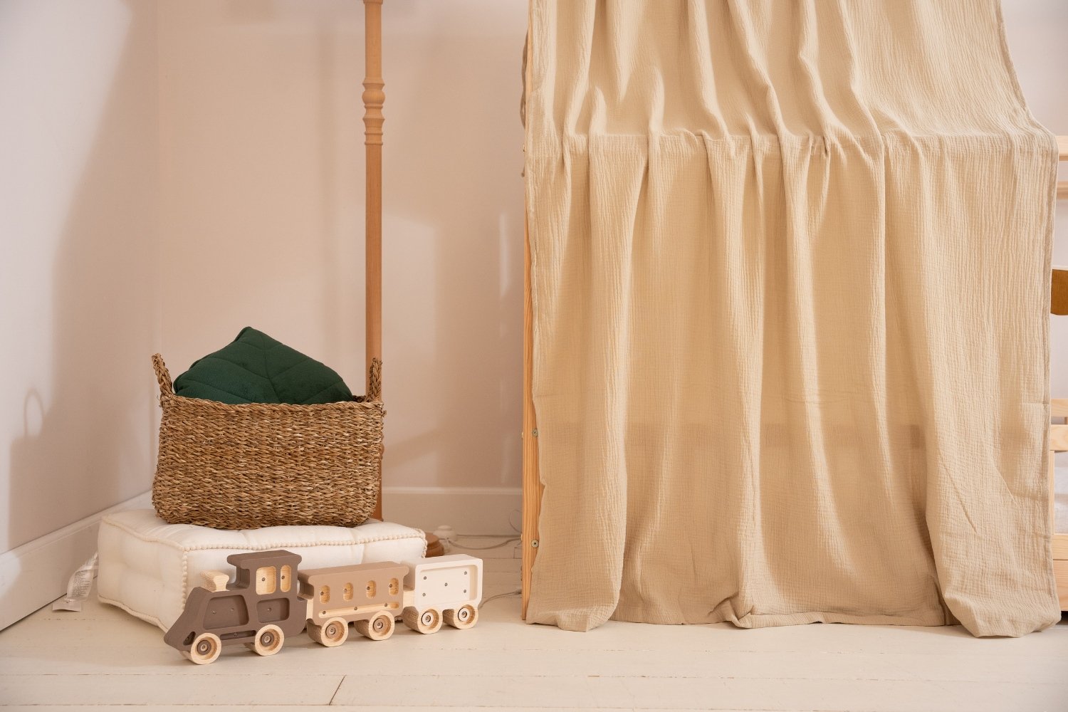 Telo per Letto a Capanna Sandy Beige - Modello K