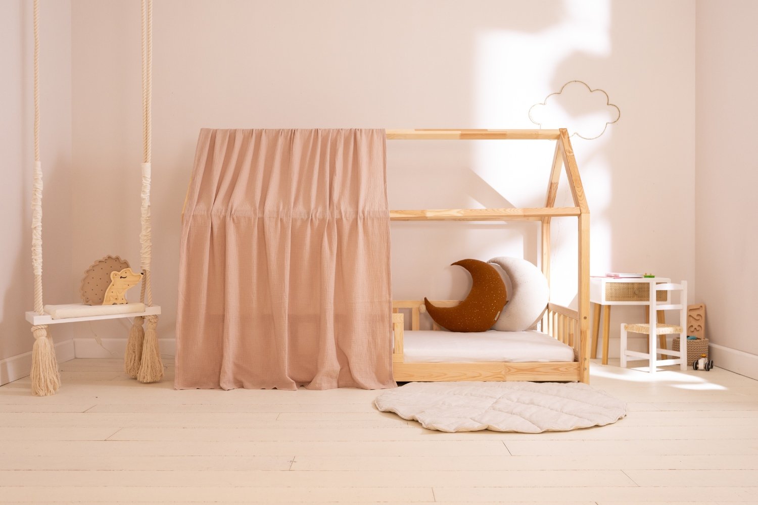 Saldi Estivi - Telo per Letto a Capanna Cacao - Modello K