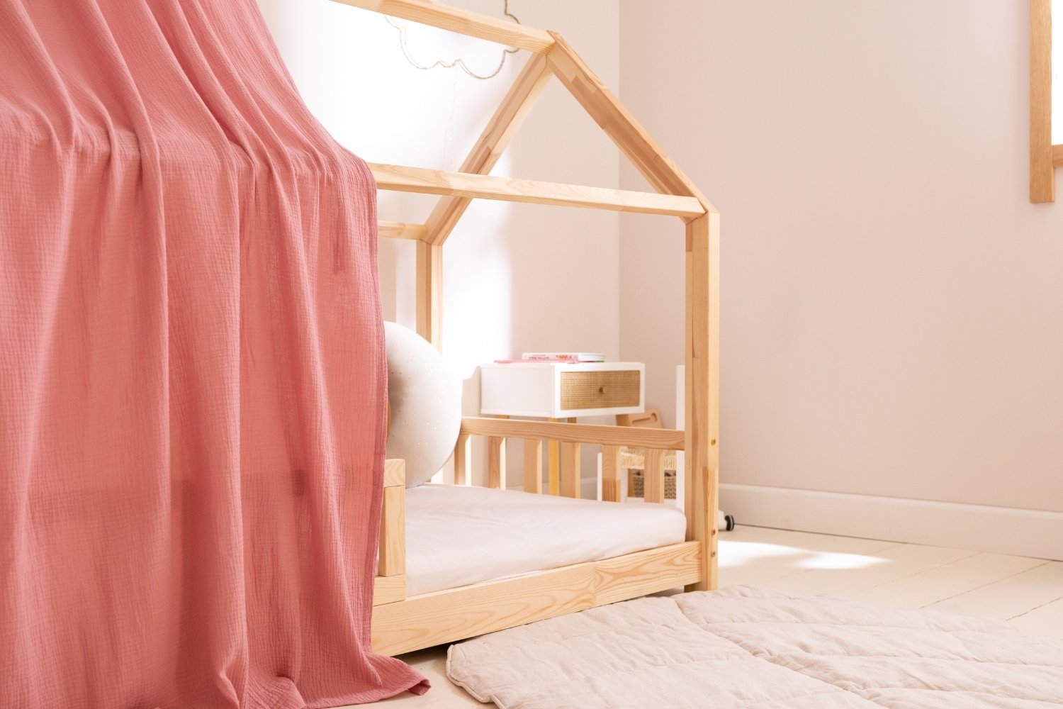 Bed Canopy - Retro Pink - Model K