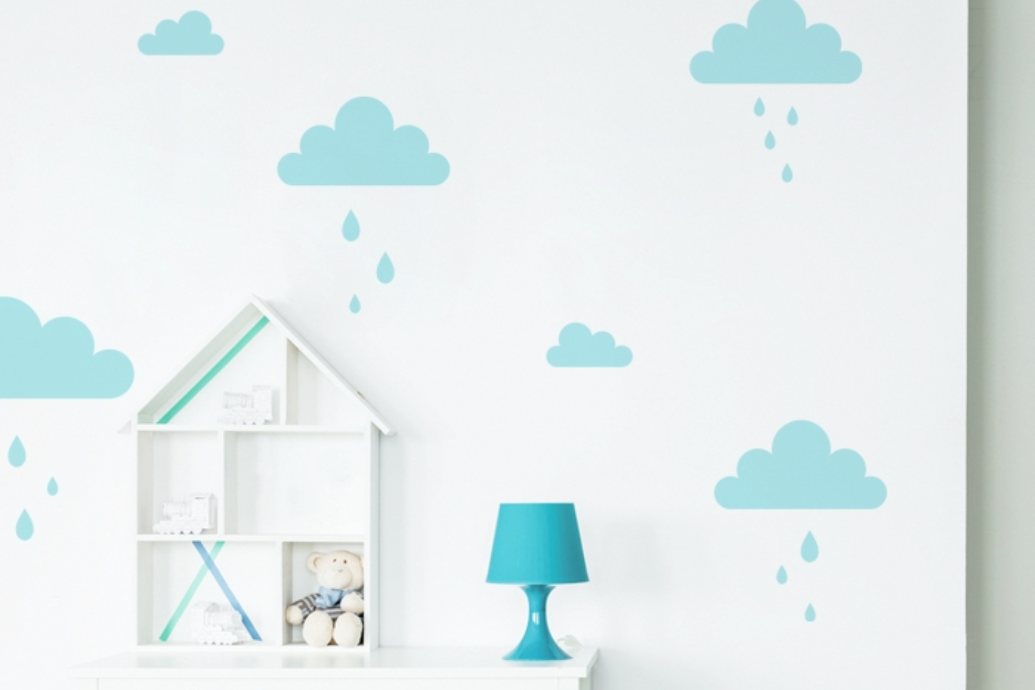 Stickers Nuages Pastels