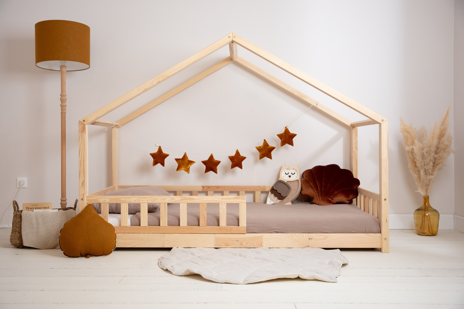 - Lit Cabane DK 90x190cm - Bois Naturel (Mon Lit Cabane) - Image 1