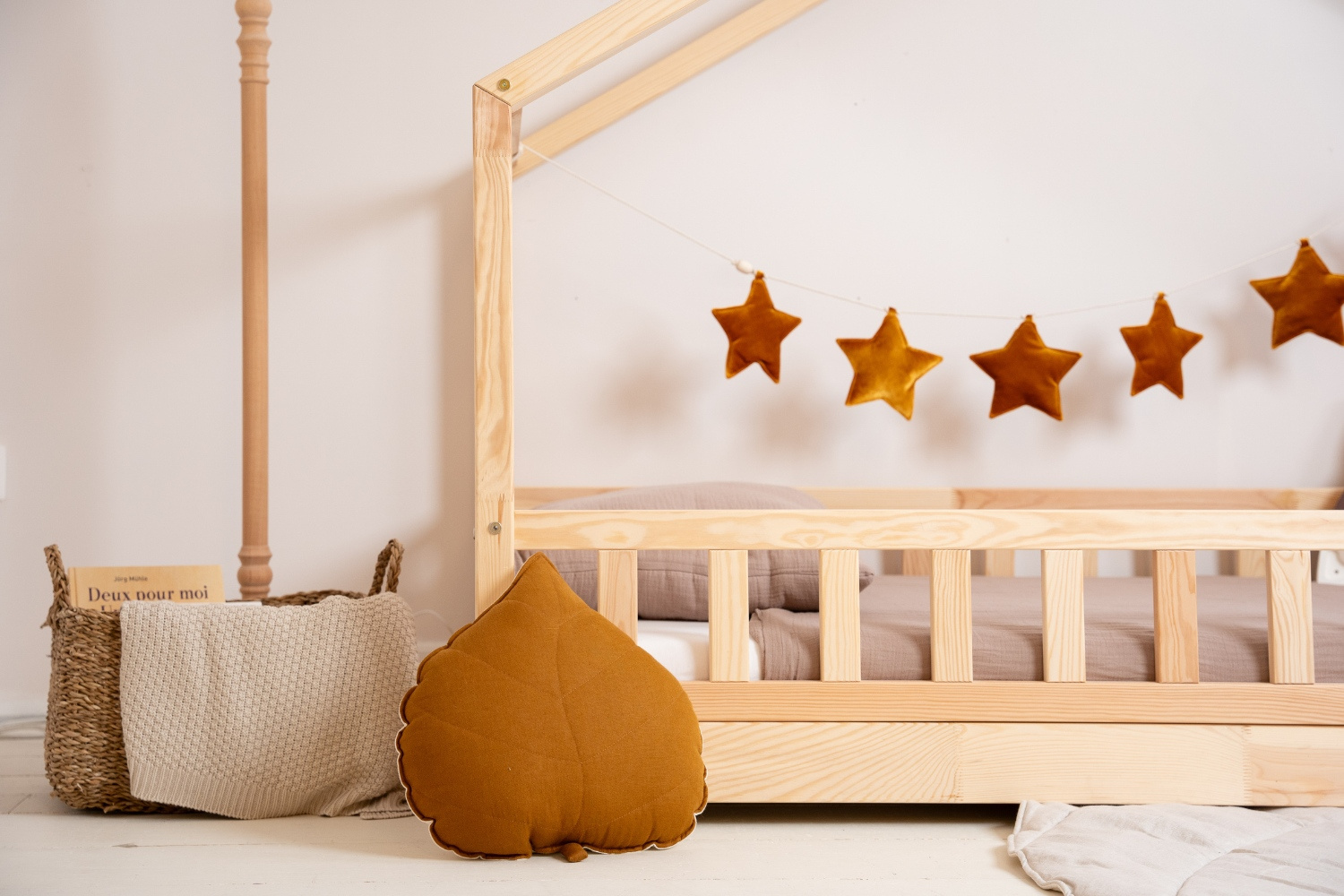 - Lit Cabane DK 90x190cm - Bois Naturel (Mon Lit Cabane) - Image 3