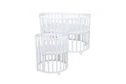 7 in 1 Oval Cradle - White