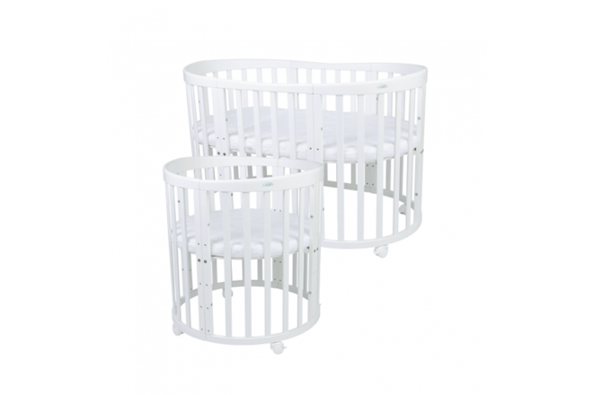 Culla Evolutiva 7 in 1 con materasso - Bianco