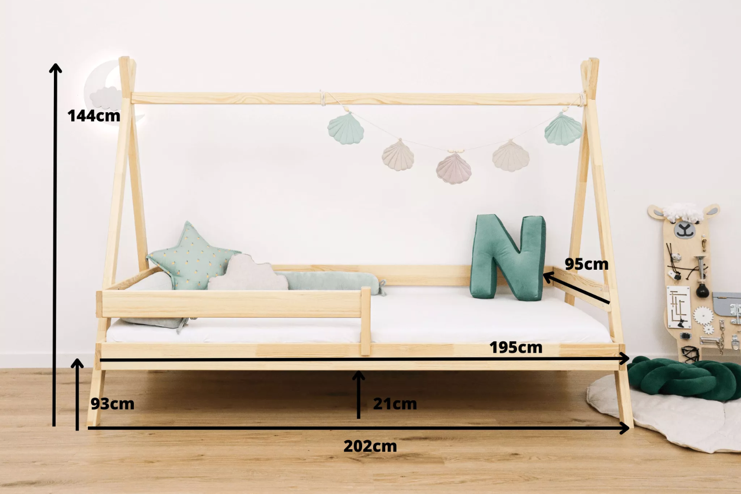 Tipi Bed W 90x190 Tipi Bed W 90x190