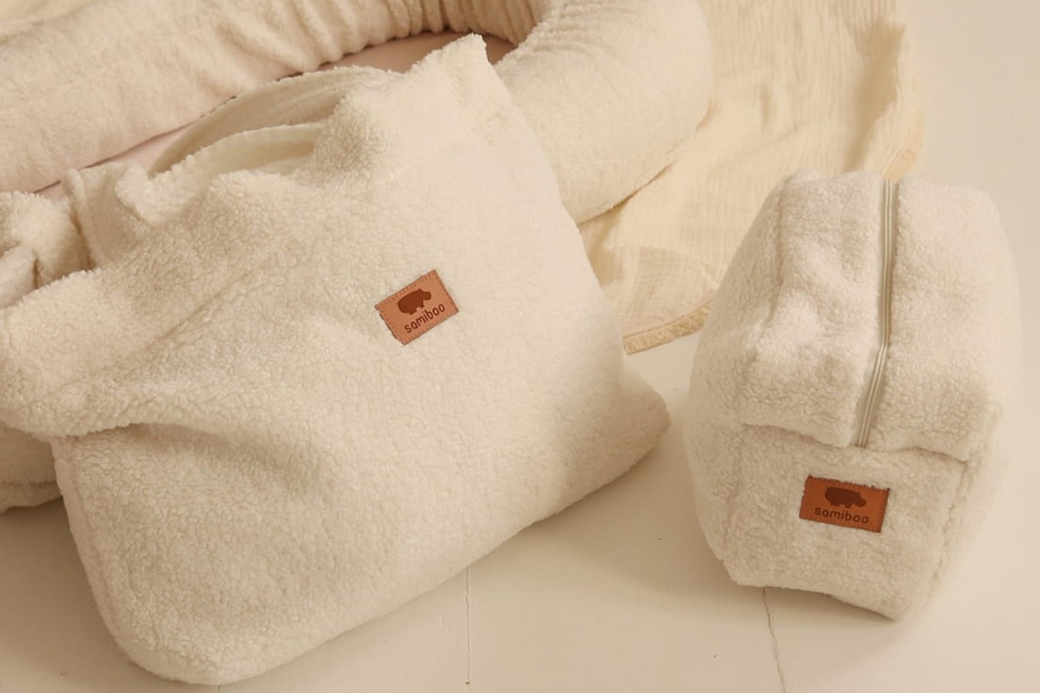 Trousse de toilette Boucle Vanille