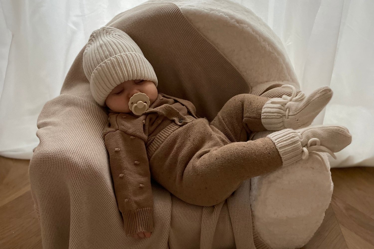 Sillón Boucle Blanco - Nombre Personalizable