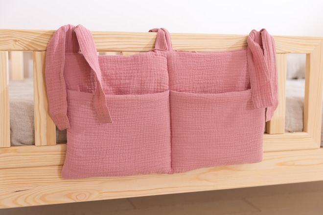 Organizér na postel – Retro růžová