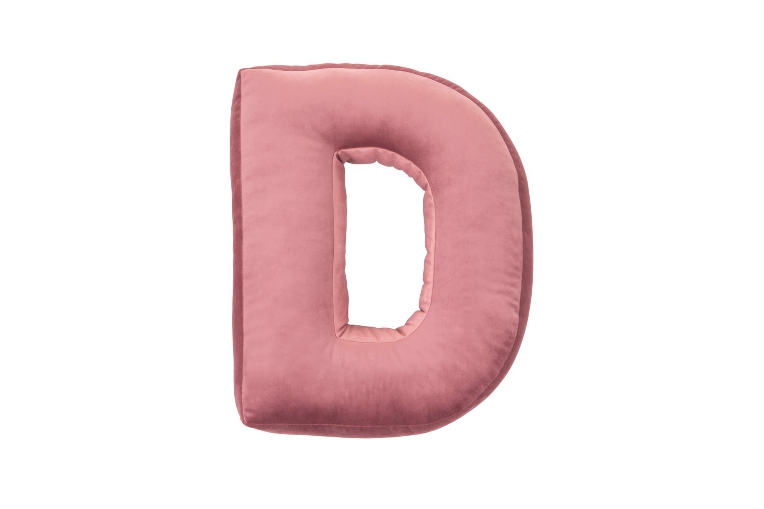Saldi Estivi - Cuscino Lettera D - Oro Rosa