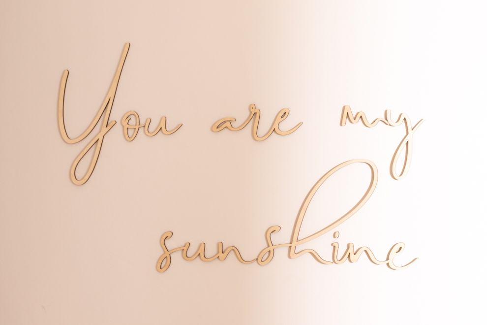 Wall decoration - You Are My Sunshine