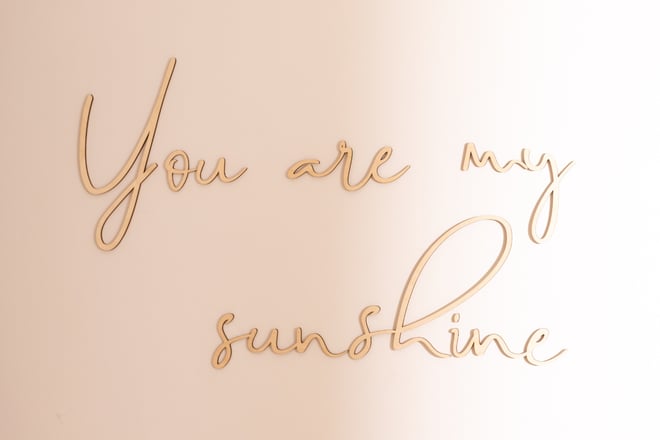 Decoración Mural - You Are My Sunshine