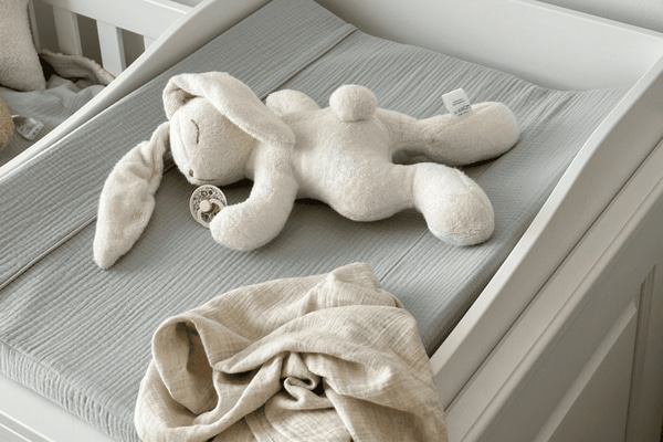 Matelas à Langer en Mousseline Shark